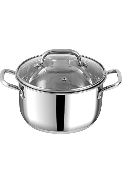 Vinod Mainz Stainless Steel Saucepan Set - 3 pcs (14cm 1.2L, 16cm 2L, 18cm 2.7L)