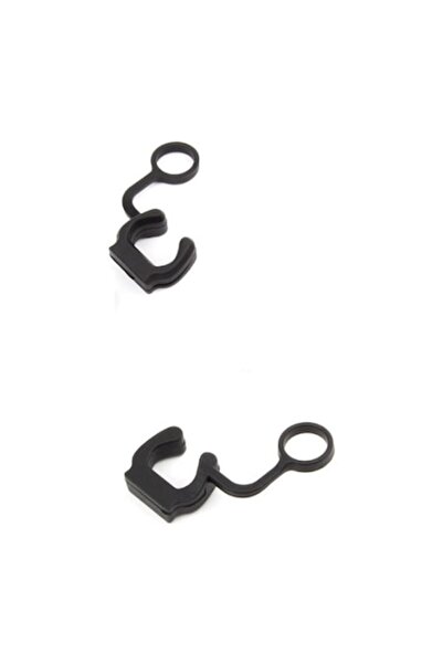 Alta Set de 2 cleme de siguranță din plastic/silicon negru pentru camere GoPr...