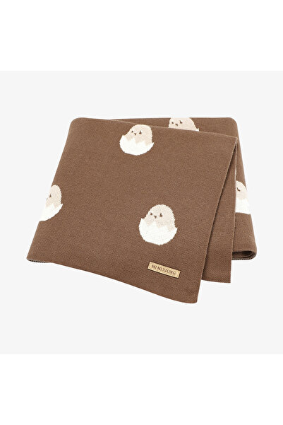 Ominii Baby cotton Knitted Shell Blanket Swaddle 100*80cm