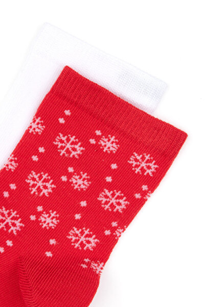 U.S. Polo Assn. Girl's Red Socks 50318071-Vr030