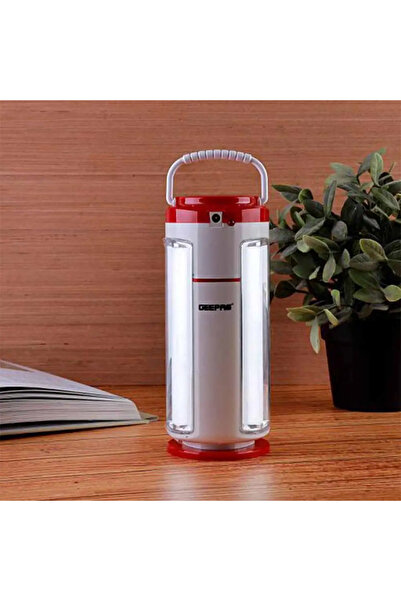 Geepas Rechargeable LED Emergency Lantern, GE53023, Red Provides Excellent Brightness for Any Night