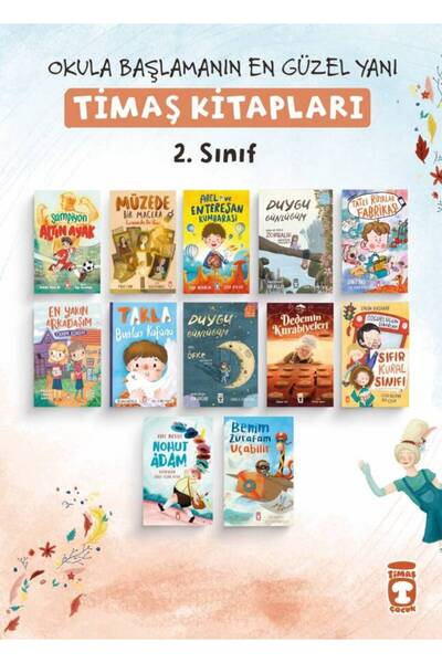 Timaş Çocuk Okuma Serüveni 2. Sınıf Set - 7-8 Yaş Çocuk Hikâye Kitapları