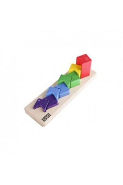 LUPO Zig-Zag Wooden Pyramid