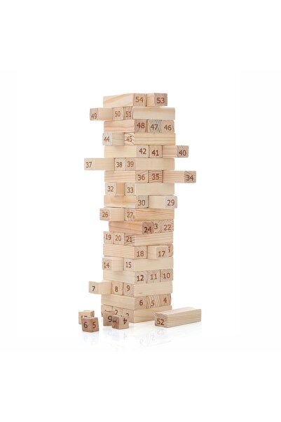 Chanak لعبة برج خشبي متساقط، لعبة برج خشبي متراكم، لعبة ألغاز للكبار والصغار