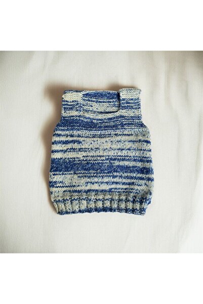 The Cloudish Shop Baby Hand Knitted Sweater Blue-Light Blue 1-2 Years Old