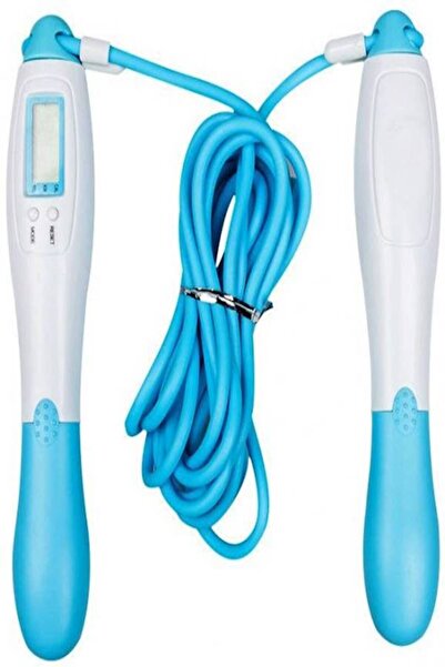Generic Digital LCD Auto Counting Skipping Rope - Blue