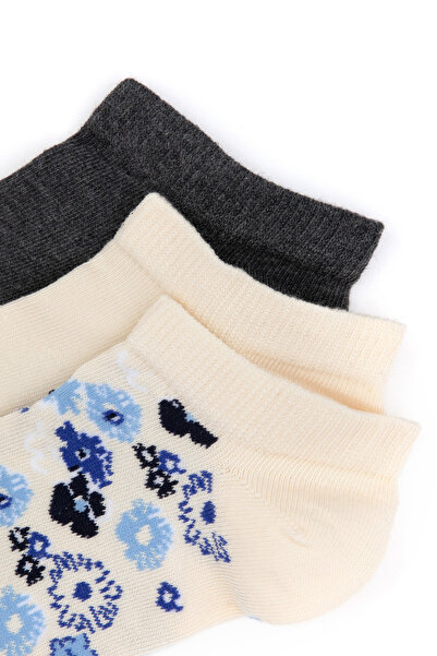 U.S. Polo Assn. Women's Cream Socks 50317990-Vr071