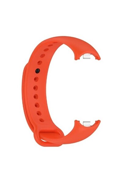 PHN MAG Silicone Wristband with Metal Pin, compatible with Xiaomi Mi Band 8/9/10, PHN Mag, Red