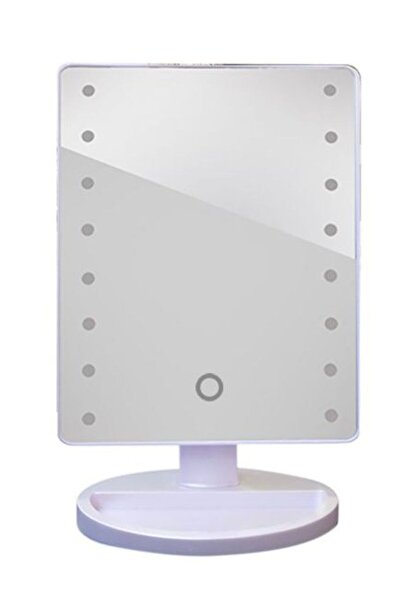 Generic Rotatable Light Make-Up Mirror White