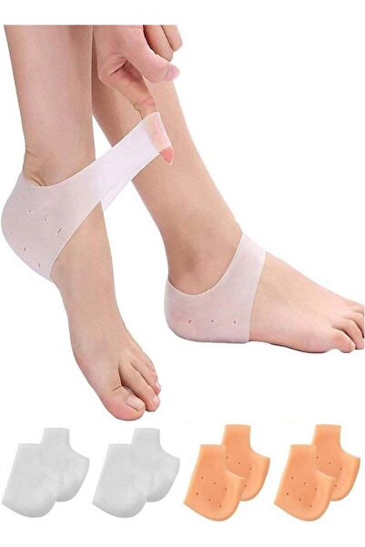 AGD 4 أزواج من واقيات الكعب الجل المقاومة للجفاف والقابلة للتنفس