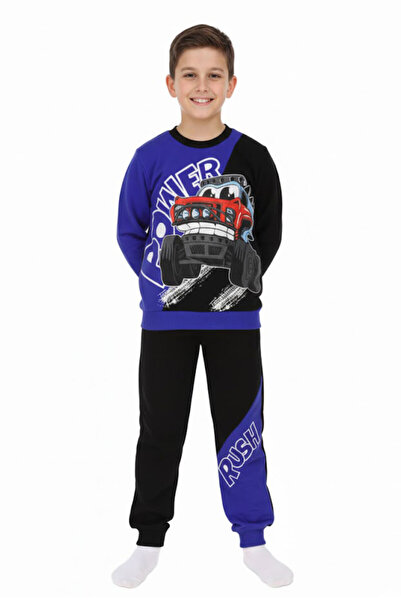 CRASSİ Αθλητικό κοστούμι για αγόρια με τύπωμα επένδυση fleece Χειμερινό