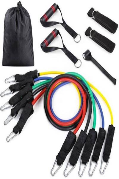 Generic Set Of 5 Resistance Band Set