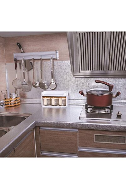 BASHAR Set of 2 Self-adhesive Aluminum Foil CREPENATED Resistance 40x500 cm