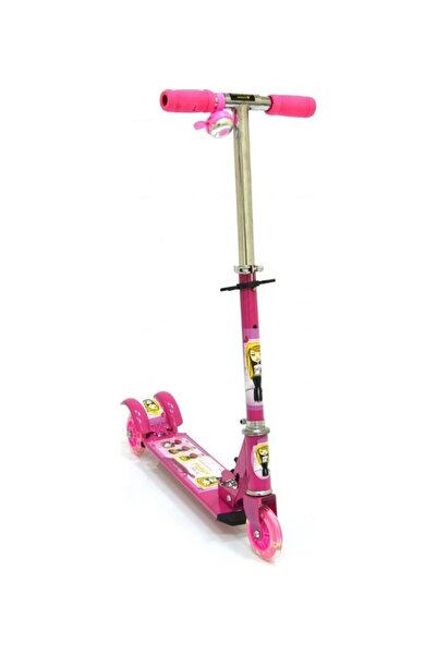 Generic سكوتر بثلاث عجلات للأطفال (وردي) - متعدد الألوان، 19.6 × 11.2 سم