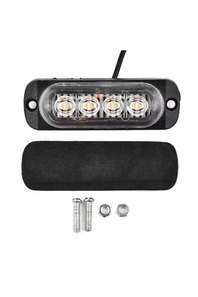 CAR Projector with 4 LEDs for Offroad, Forklift, ATV, Buggy, 12W, DC 12-24V, 3000K