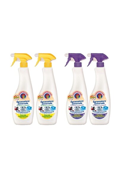 Chanteclair Chante Clair Cleaning Set - 2x600ml Lemon + 2x600ml Lavender Univ...