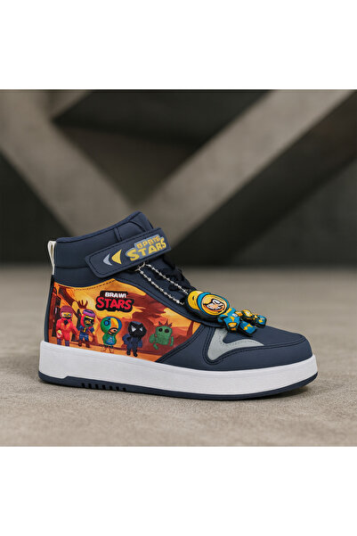 Craftique Момчешки тъмносини ортопедични спортни обувки с водоустойчива подме...