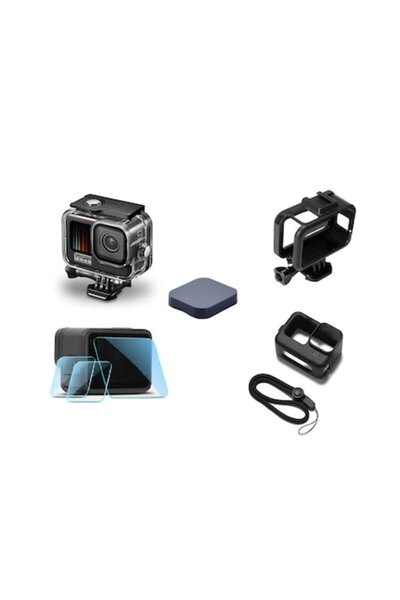 Alta Set de 5 accesorii pentru GoPro Hero 9/10/11/12 — Carcasă impermeabilă, ...