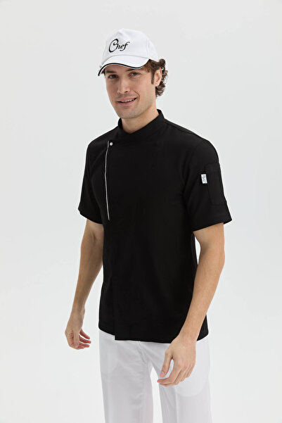 MyChef Aşçı Ceket PRAQ Kısakol Aşçı Kıyafeti