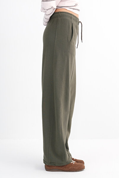 Addax Wide Leg Tracksuit with Pockets Eşf10487