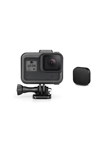 XTW Carcasă de protecție pentru GoPro Hero 8 cu capac universal din silicon cu ventuză pentru obiectiv