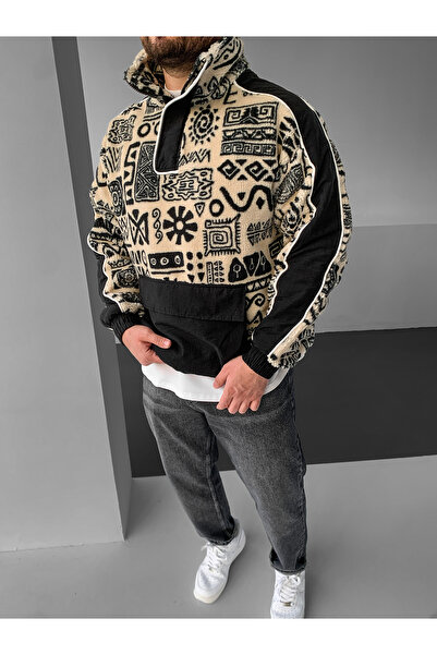 NO1 KONSEPT Προσαρμοσμένη σχεδίαση Premium Παχύ φούτερ με βελούδινη τσέπη καγκουρό