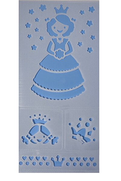 Glorex Șablon adeziv 20x10cm Printese