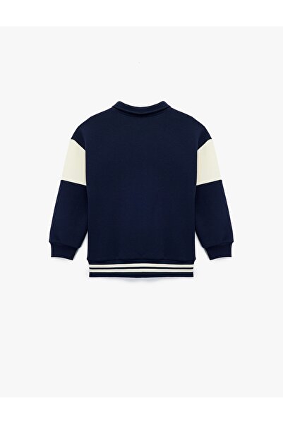 Koton Αγόρι Φούτερ 6Wkb10195Tk ΣΚΟΥΡΟ ΜΠΛΕ