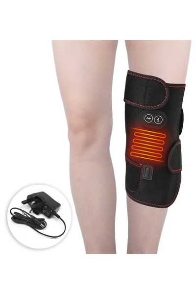 ENAR Portable Massaging Heated Knee Wrap With Adaptor