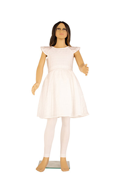 PETRA-ELISA Children's Microfiber Tights 70 DEN Eliza, White, 11-13 years