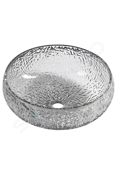 SanDonna ONYX black tempered glass washbasin