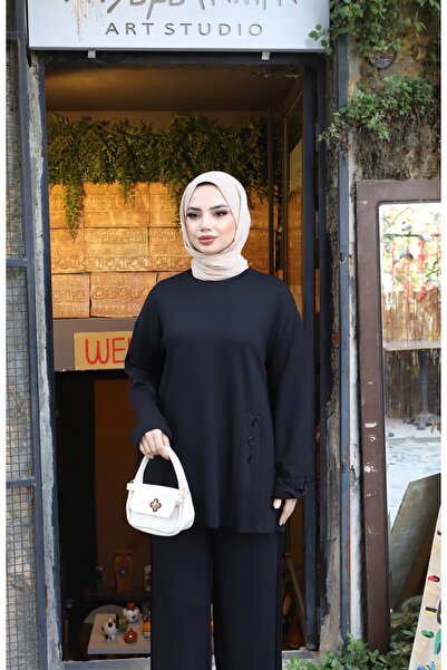 NİSUM MODA Buttoned Modal Suit