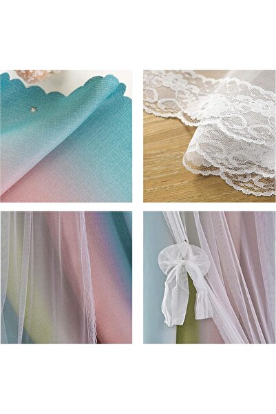 Yancorp Girls & Kids Double-Layer Hollow Star Curtain, 52 x 108 in, Baby Pink