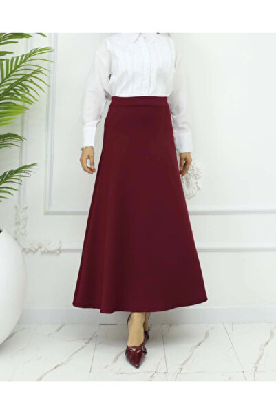 Bu Senin Uzun Beli Lastikli Puf Kloş Scuba Etek