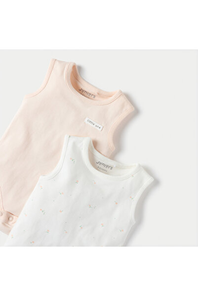 Juniors Assorted Sleeveless Bodysuit - Set of 2