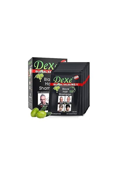 Dexe Black Hair Shampoo Set 10 x 25 ml