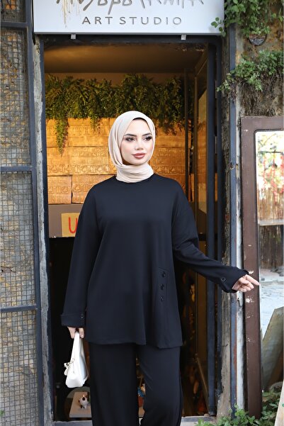 NİSUM MODA Buttoned Modal Suit