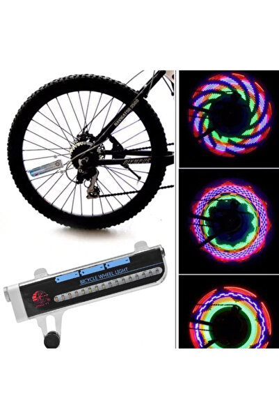OEM Lumini spite bicicleta, 32 LED multicolor cu 30 moduri iluminare