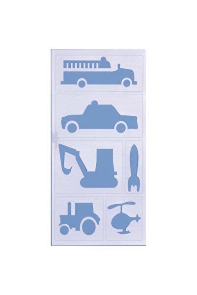 Glorex Adhesive template 20x10cm Cars