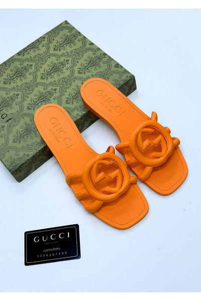 essentialneedsforall Women’s Luxury Soft Rubber Slides with Double-G Emblem – Ultra-Comfort Daily Slip-On Sandals 📝