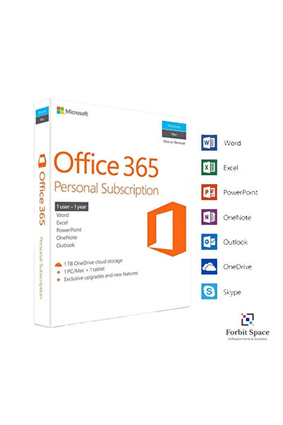MICROSOFT Office 365 Personal 1 Year license (VPN South Africa)