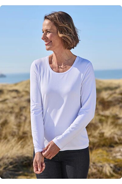 Org Marka Store Avena 43-7720 / 889.299 / 280 0 Collar Long Sleeve Basic Tshirt