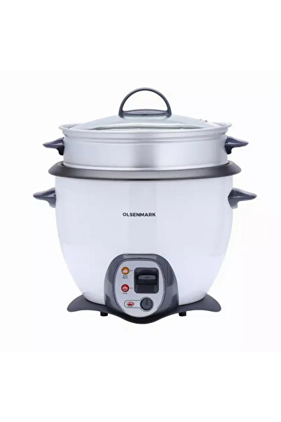 Olsenmark Automatic Rice and Curry Cooker 1.8Ltr- White (OMRC2117N)