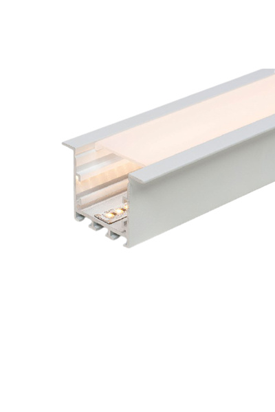 Ledarmy LED Kanal Profil Alüminyum Sıva Altı Kasa 1 Metre 2185 SA 40x48mm Opa...