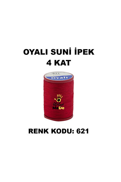 OYALI Suni Ipek 4 Kat Iplik Nakış Iğne Oyası Tığ Oyası Etuval Tek Makara Net ...
