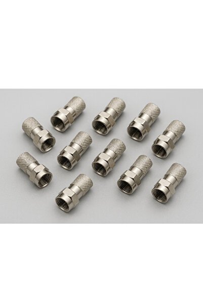 Muhtalif Markalar RG6 F Konnektör 10 Adet Su Geçirmez