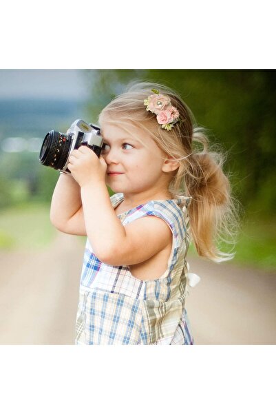 KASTWAVE 6-Pack Thin Flower Hair Clips for Little Girls – Newborn & Teen Gifts (6 Flower Styles)