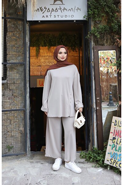 NİSUM MODA Buttoned Modal Suit