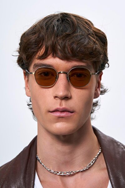 Bilge Karga Lindon Bronze Nude Men's Sunglasses