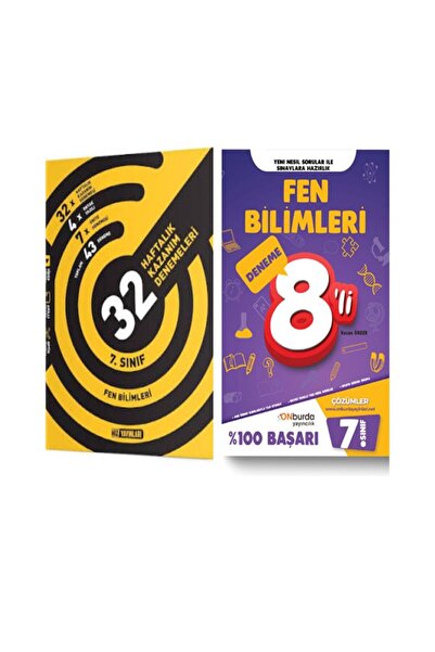 Hız Yayınları 7.sınıf Fen Bilimleri 32 Haftalık Kazanım Denemeleri Ve 8' Li B...